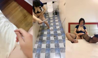 10 Points Lewd Glasses Young Woman! Hairy Pussy With Big Tits! Fucked With Passion